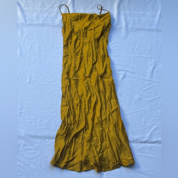 Zara Dresses Zara Yellow Slip Dress Poshmark